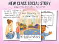 Moving to a New Class: Social Story Pack