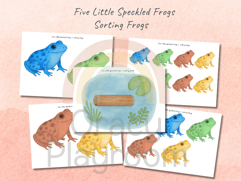 Five Little Speckled Frogs: Sorting Frogs