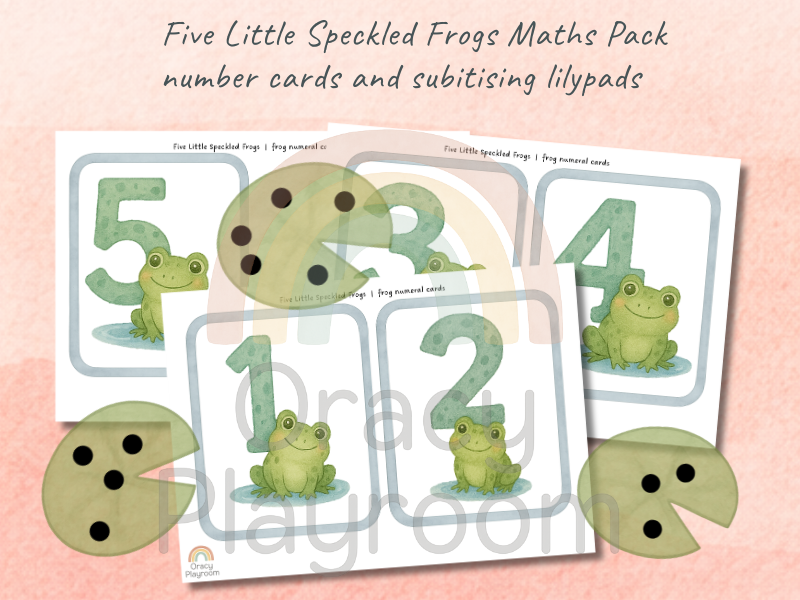 Five Little Speckled Frogs: Complete Maths & Oracy Bundle Pack