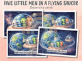Five Little Men in a Flying Saucer: Sequencing Cards