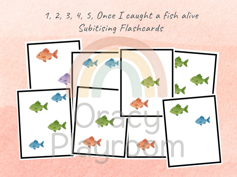 1, 2, 3, 4, 5 Once I Caught a Fish Alive: Complete Maths & Oracy Bundle