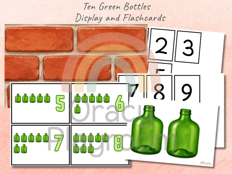Ten Green Bottles: Complete Maths Oracy pack
