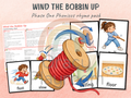 Wind the Bobbin Up: Phase 1 Phonics Rhyme Pack