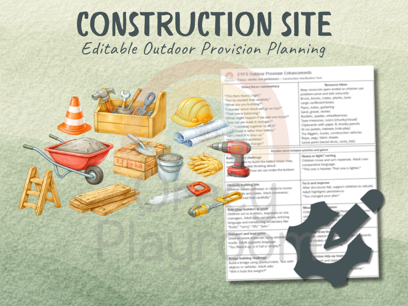 Outdoor Provision Plan: Construction Site / Builders Yard