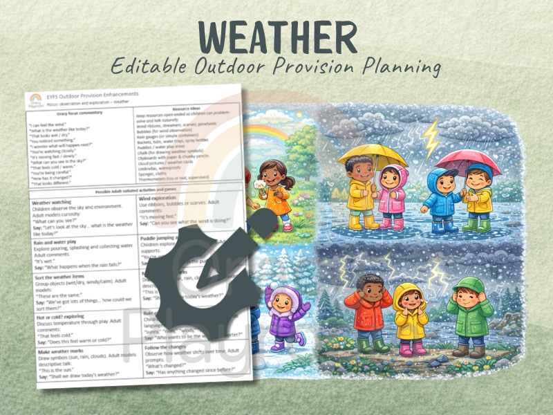 Outdoor Provision Plan: Weather