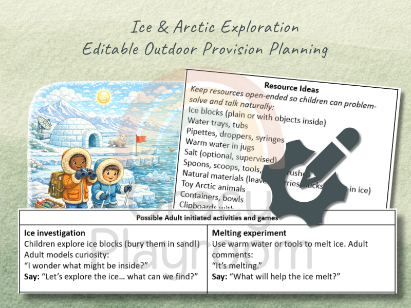 Outdoor Provision Plan: Ice & Arctic Exploration