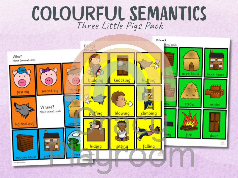 Colourful Semantics: The Three Little Pigs