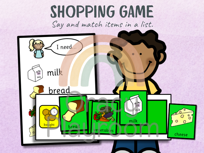 Colourful Semantics: Food & Shopping Pack