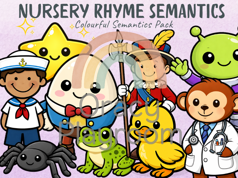 Colourful Semantics: Nursery Rhyme Pack