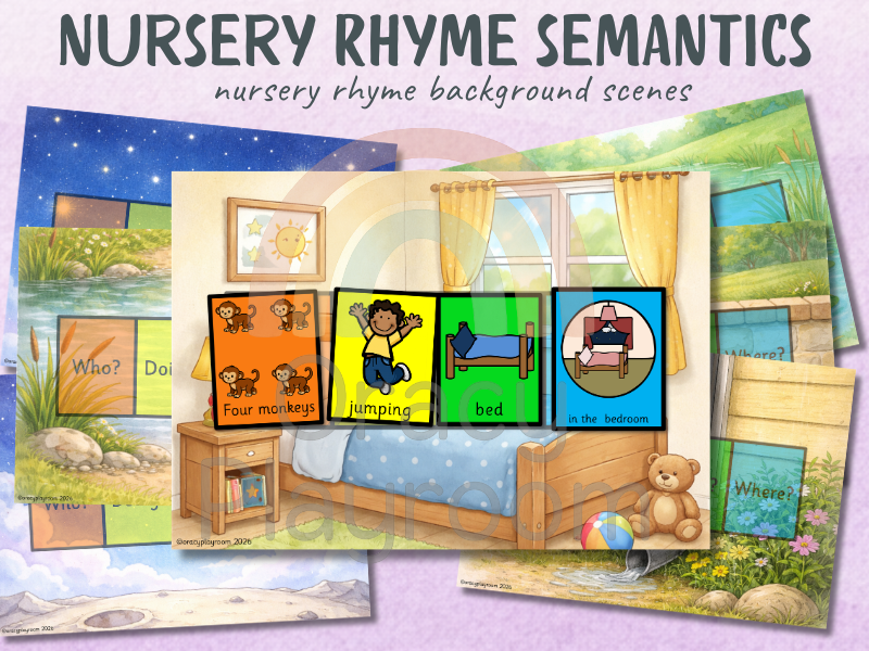 Colourful Semantics: Nursery Rhyme Pack
