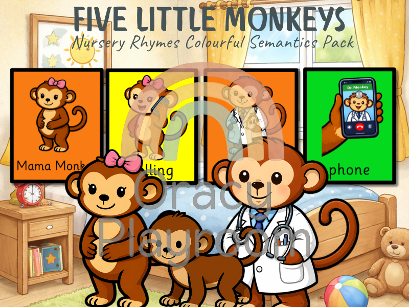 Colourful Semantics: Nursery Rhyme Pack