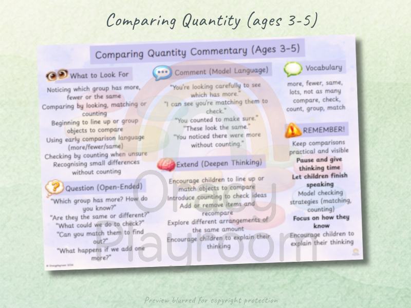 Complete Maths Talk Pack (EYFS)