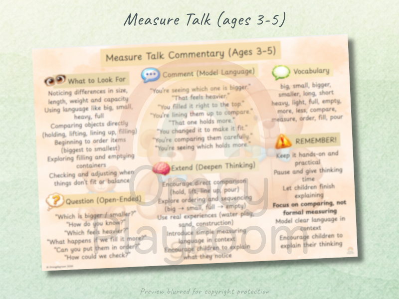 Complete Maths Talk Pack (EYFS)