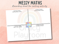 Messy Maths Recording Sheet