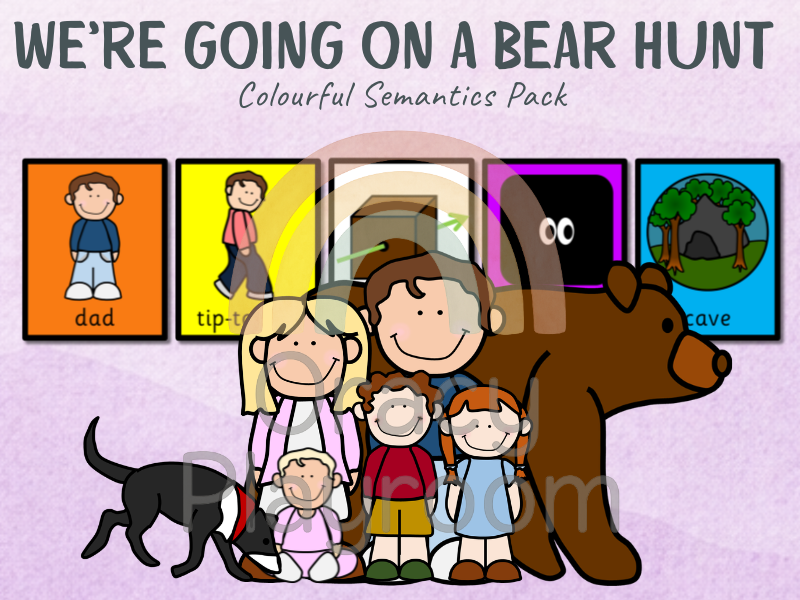 Colourful Semantics: We're Going on a Bear Hunt