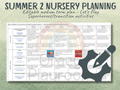 Summer 2 Nursery Planning: Editable Medium Term Plan (Superheroes & Transition)