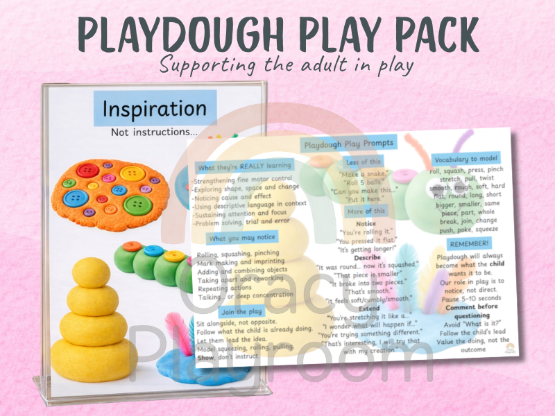 Playdough Play Pack: Supporting the adult in play