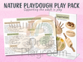 Natural Playdough Play Pack: Supporting the adult in play