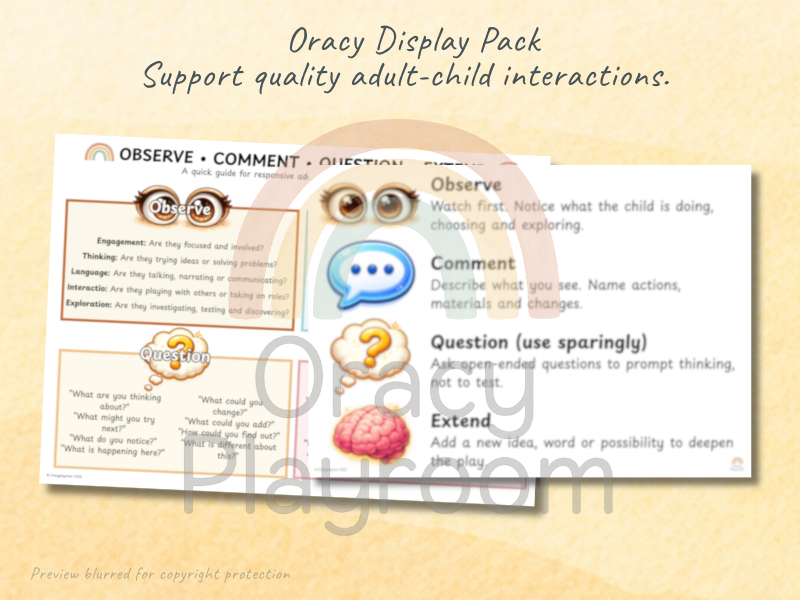 Oracy Display Pack
