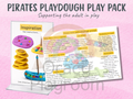 Pirates Playdough Play Pack: Supporting the adult in play