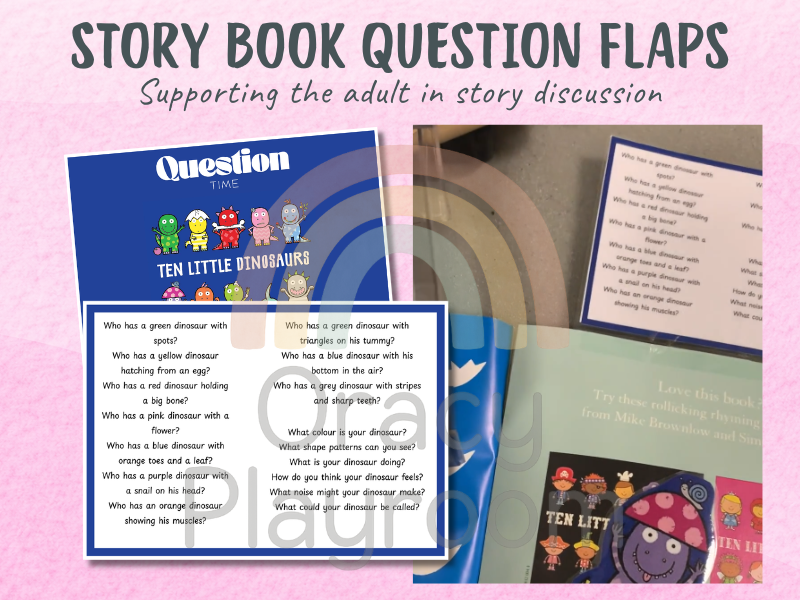 Story Book Flaps: Discussion Prompts for Story Time