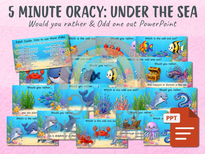 Five-minute Oracy Chats: Under the Sea
