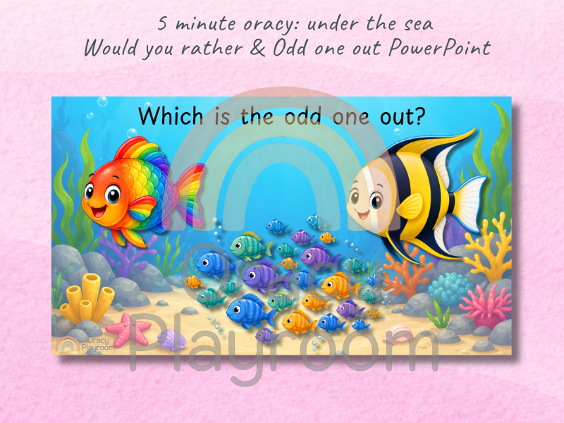 Five-minute Oracy Chats: Under the Sea
