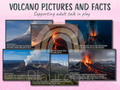 Volcanoes: pictures and fact cards
