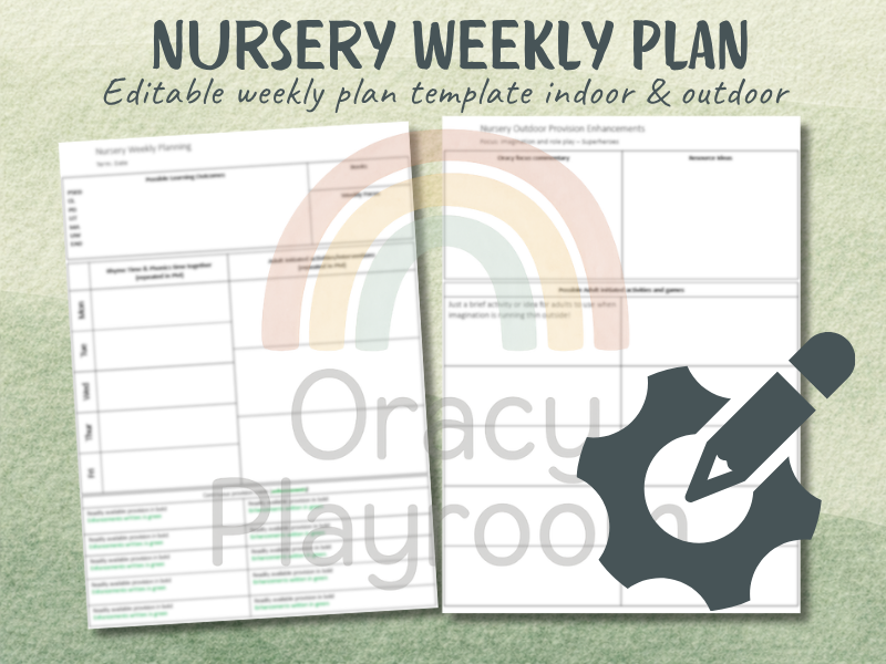 EYFS Planning Template