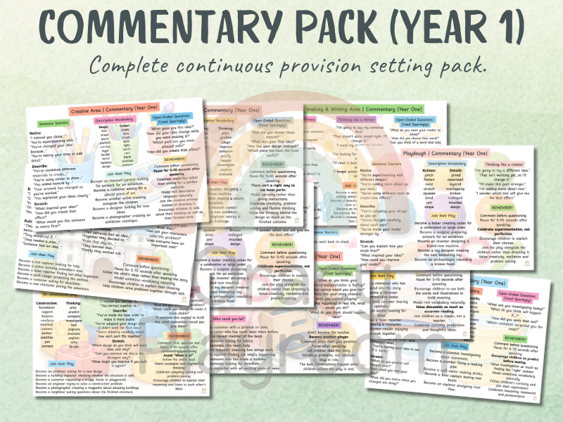 Continuous Provision Commentary Pack | Year One