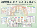 Continuous Provision Commentary Pack | 4-5 Years (Reception)