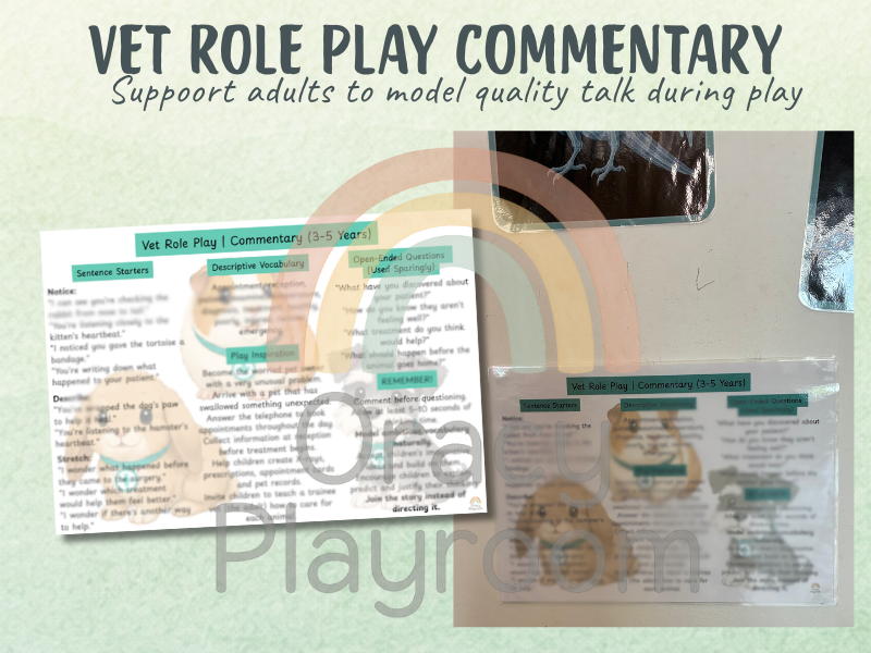 Vet Role Play Commentary Sheet