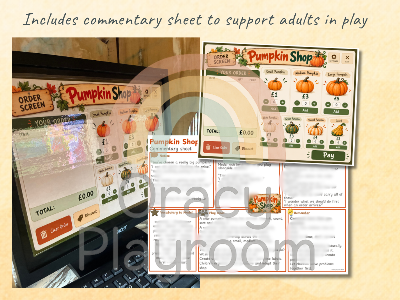 Pumpkin Shop Role Play Pack