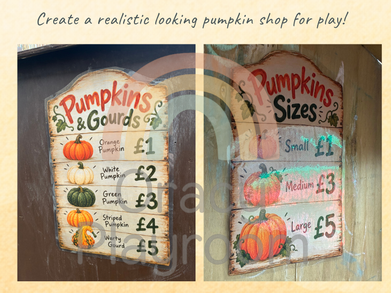 Pumpkin Shop Role Play Pack