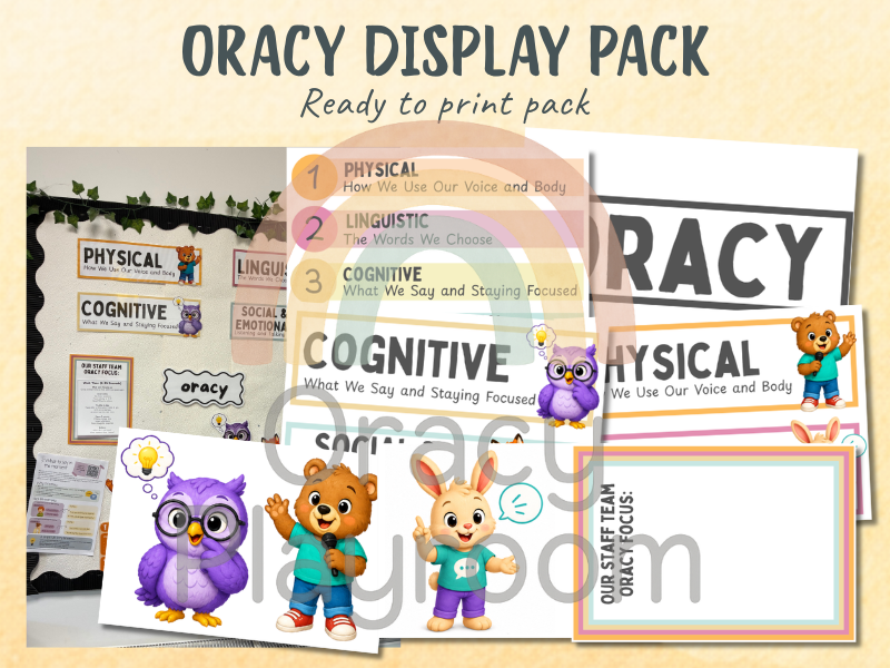 Oracy Display Pack | EYFS & Primary