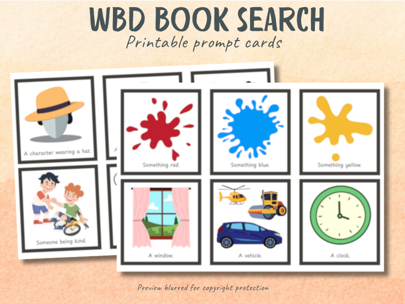 World Book Day Book Hunt: Talk and Search Activity