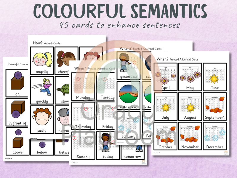 Colourful Semantics: Prepositions and Adverbials