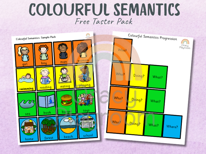 Colourful Semantics Rocker Box Colourful Semantics: Free Taster Pack – Oracy Playroom