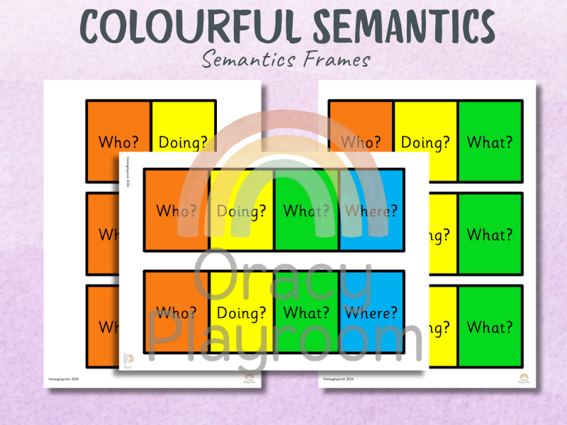 Colourful Semantics: Goldilocks and the Three Bears